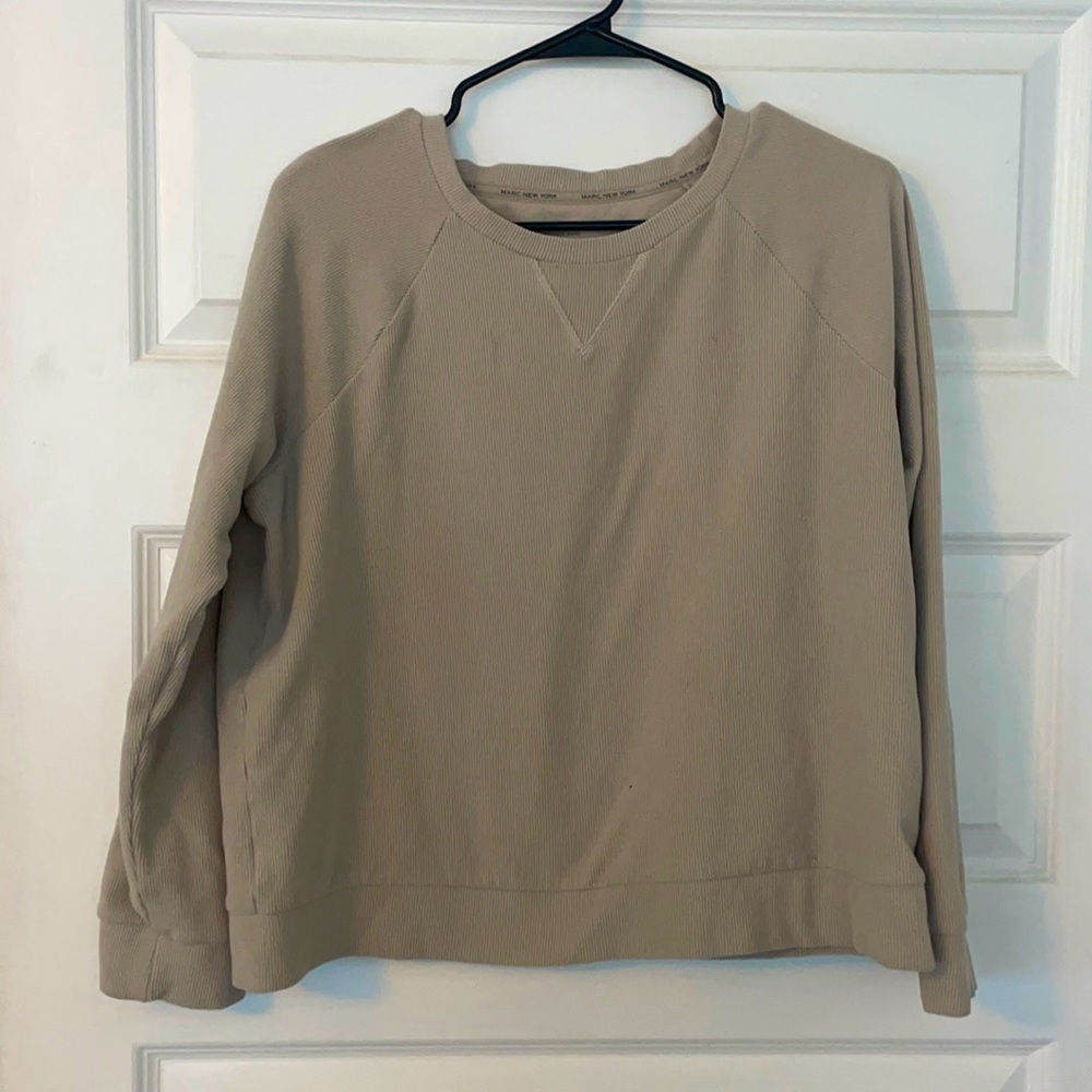Medium, Marc New York, tan long sleeve